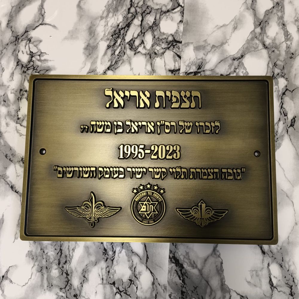 שלט לתצפית ע"ש אריאל בן משה – תמונה 6