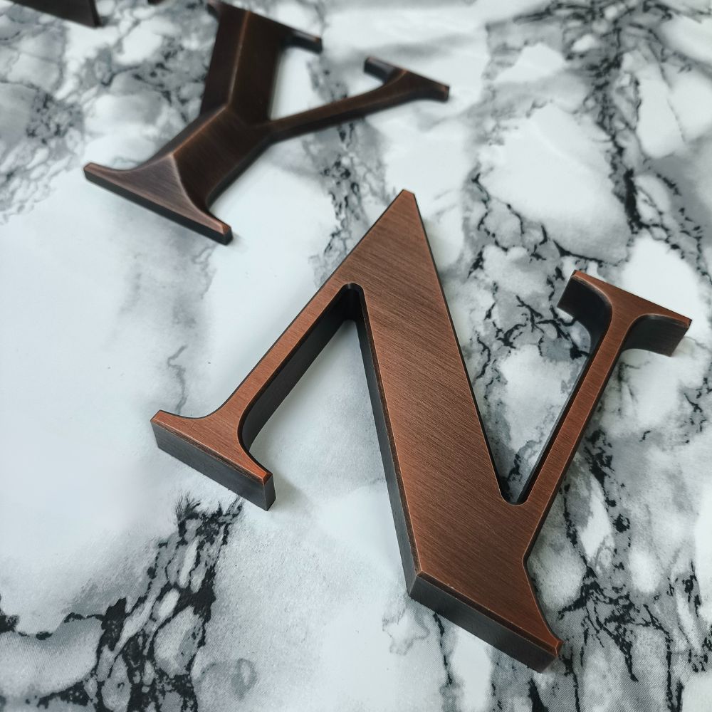 אותיות מתכת בולטות תלת מימד – תמונה 2