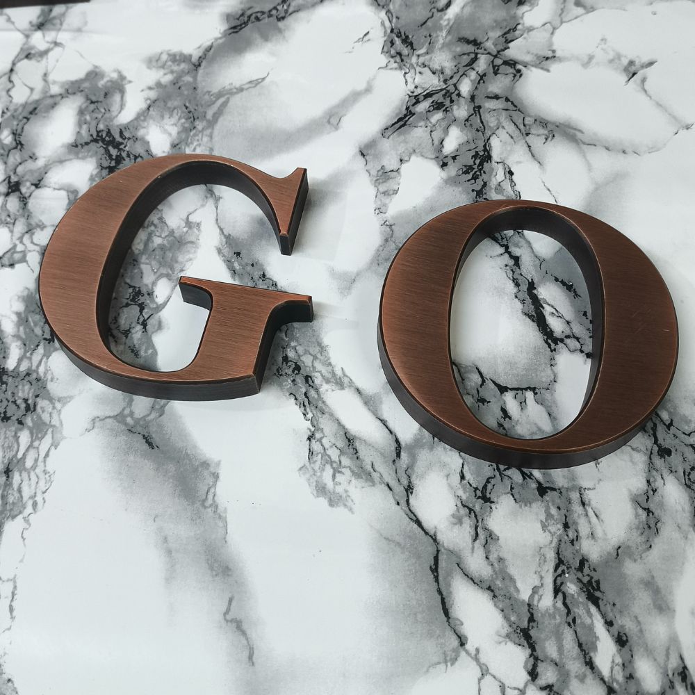 אותיות מתכת בולטות תלת מימד – תמונה 3